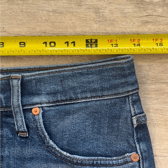 Madewell Slim Demi Boot Raw Hem Ankle Jeans Size 27 - Picture 9 of 11